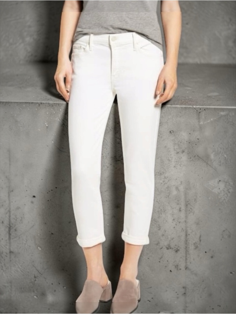 MOTHER DENIM The Dropout Jeans in Whipping the Cream (29)